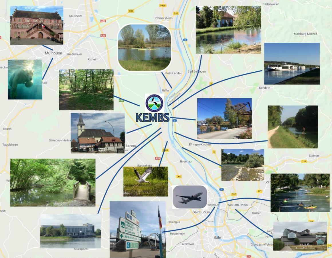 Camping Du Canal Kembs Exteriör bild